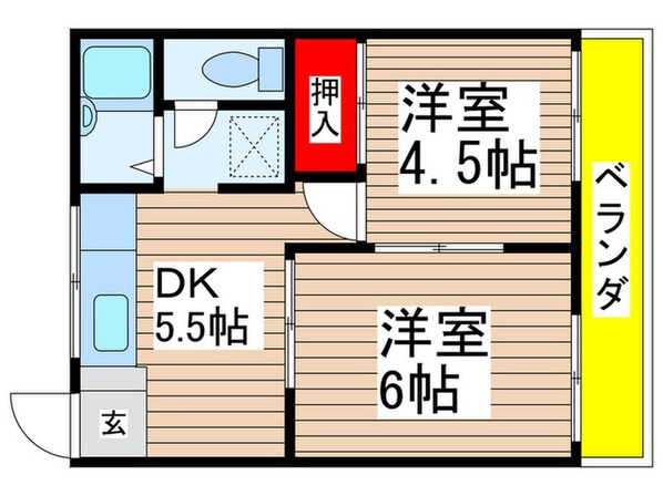 セントパ－クハイツの物件間取画像